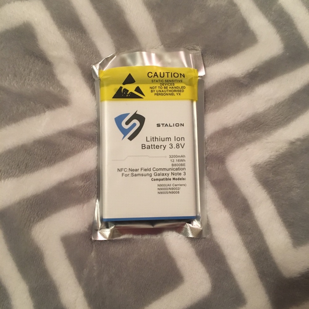 NWOT! Stalion Note 3 Battery